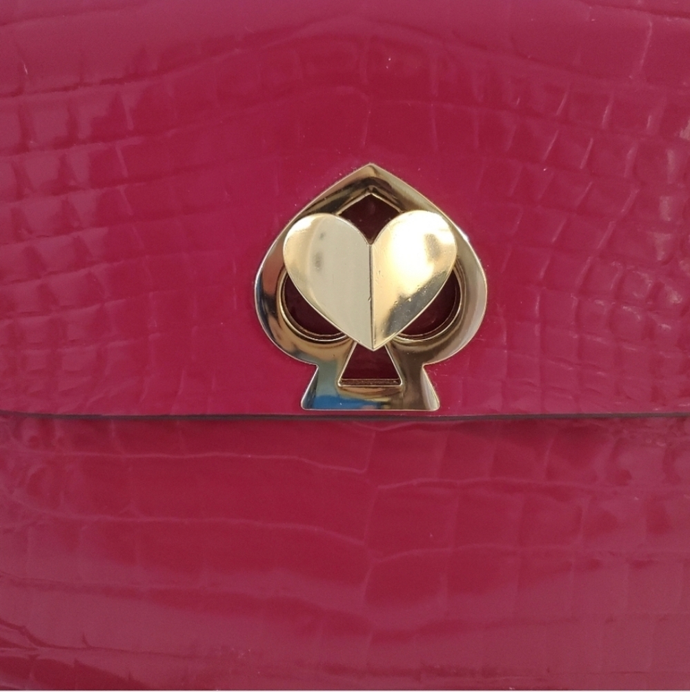 Kate Spade Rare New York Romy CrocEmbossed Mini Top handle Satche NWOT - Picture 6 of 13